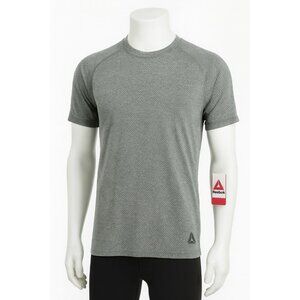 Reebok Workout Shirt Men's Size Small – Gray Mesh, Moisture-Wicking - NWT